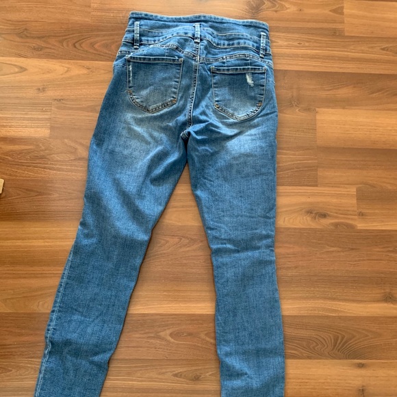 High rise distressed jeans EUC - Picture 3 of 3